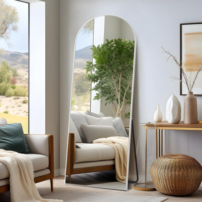 Specchio da terra e da parete a figura intera ad arco Dovelina