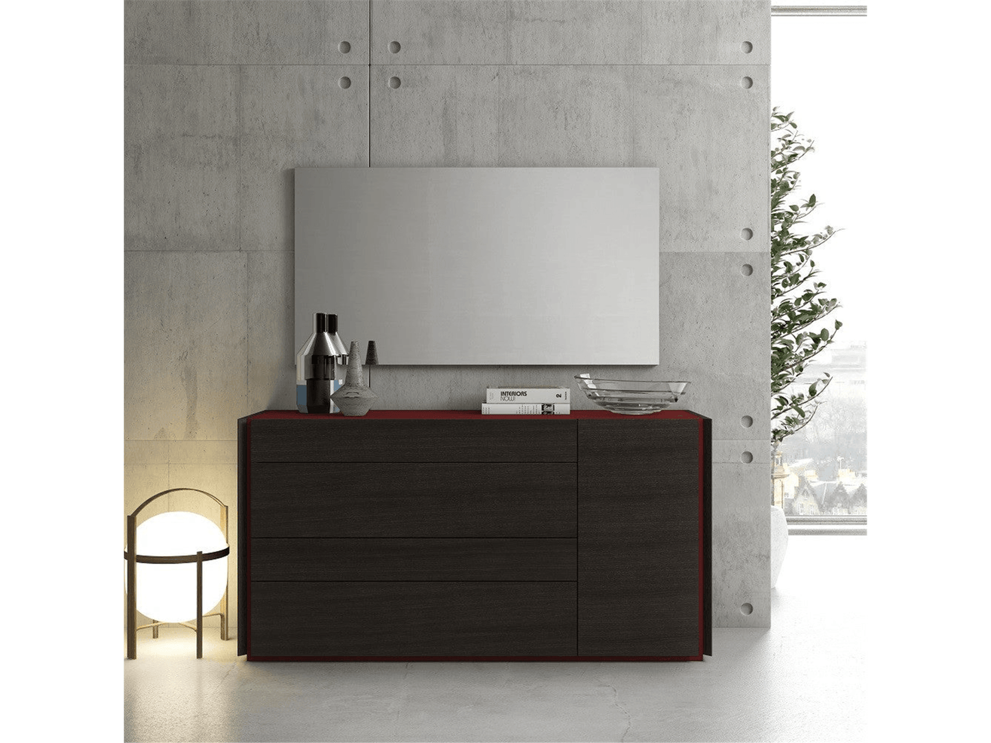 Collezione camera da letto Porto - Grigio