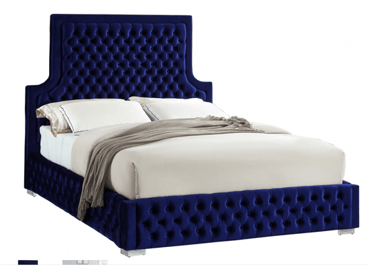 Letto matrimoniale Sedoni Velvet Navy
