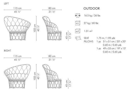 POLTRONA FORMA EASY, SINISTRA