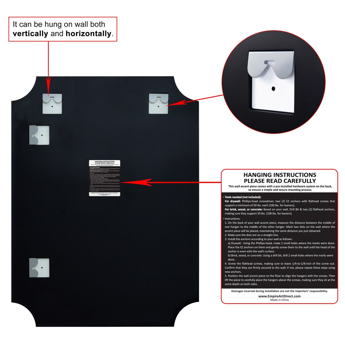 Specchio da parete rettangolare senza cornice, smussato, per bagno, toeletta, camera da letto, con 1 bordo smussato - Trasparente