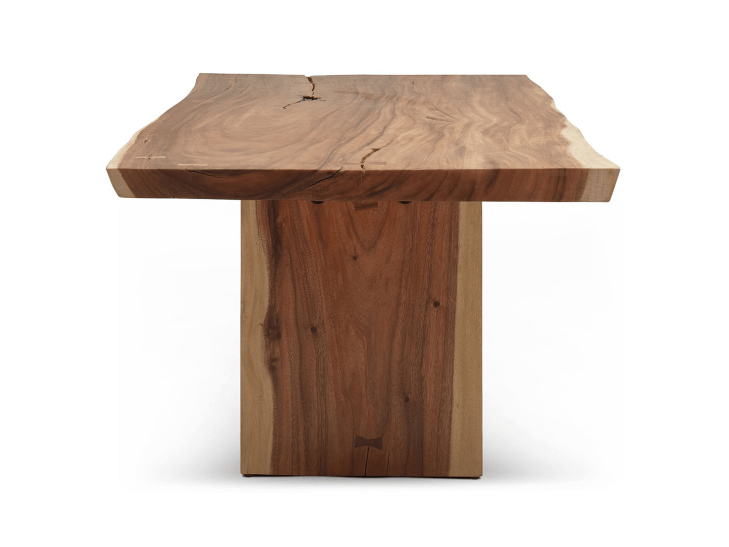 Tavolo da pranzo Mateo Freeform con base in legno