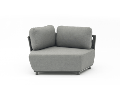 Sedia da esterno Ayla in grigio scuro