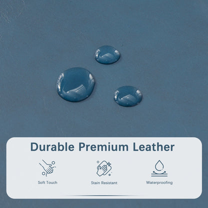 Pouf contenitore rettangolare imbottito 50,3 x 17,50 x 18 in similpelle