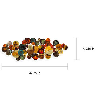 Scultura da parete in metallo Hightower di SEI Furniture