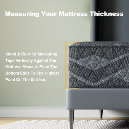 Materasso traspirante rinfrescante SweDrea Plush Hybrid Memory Foam da 8/12 pollici con CertiPUR-US, SGS e OEKO-TEX