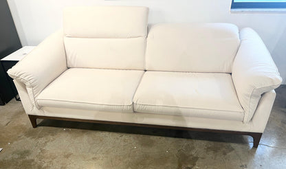 Divano Eden Elite 3 posti in tessuto beige modello da terra