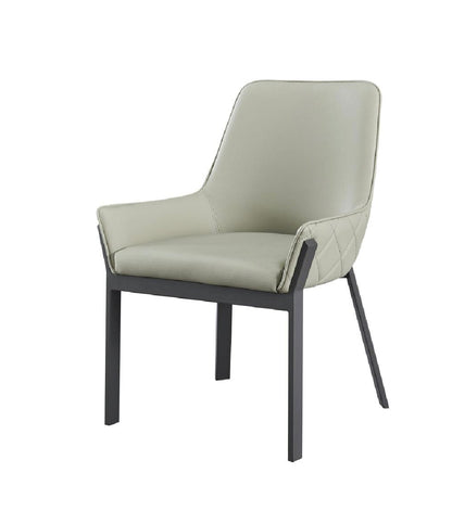 Sedia da pranzo Venice in grigio scuro (set da 2)