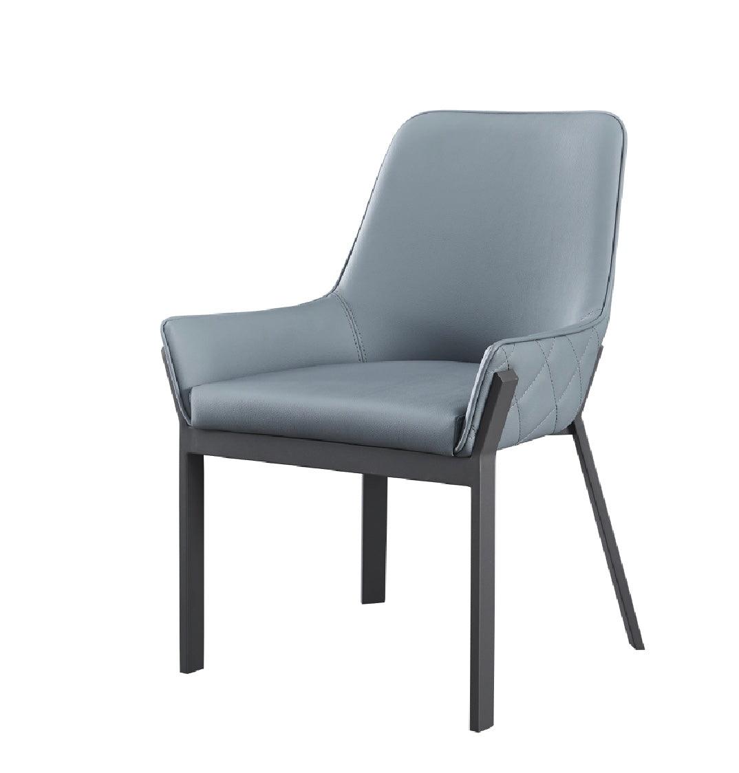 Sedia da pranzo Venice in grigio scuro (set da 2)