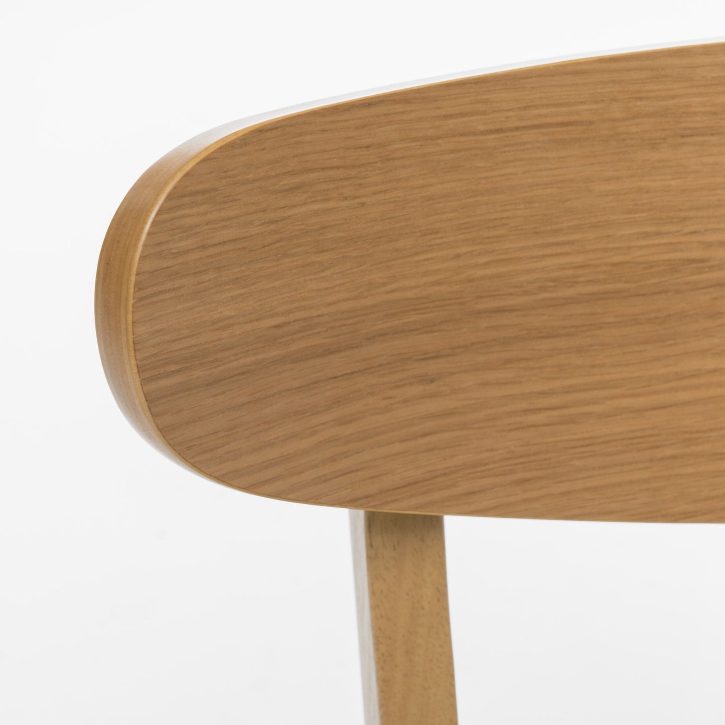 Sedia da pranzo Abrielle in legno di caucciù imbottita in stile moderno di metà secolo (set di 2) di Christopher Knight Home