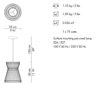 LAMPADA A SOSPENSIONE KAI HARA