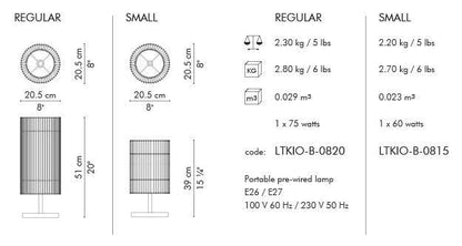 LAMPADA DA TAVOLO KAI O