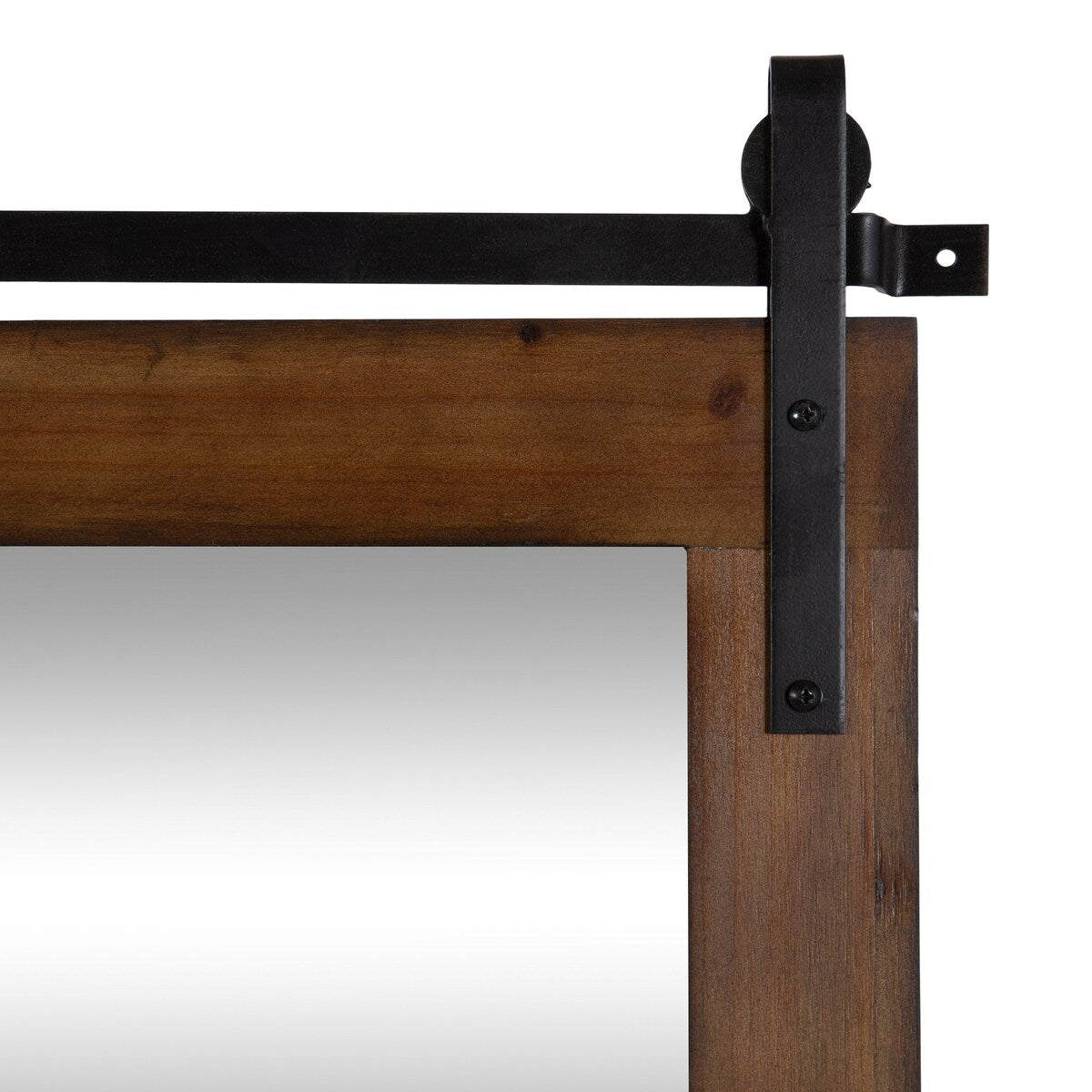 Specchio da parete rettangolare rustico di Kate e Laurel Cates