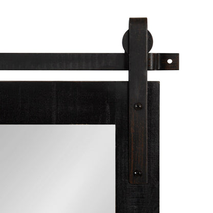 Specchio da parete rettangolare rustico di Kate e Laurel Cates