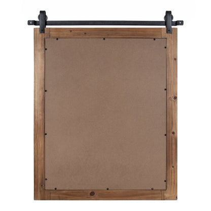 Specchio da parete rettangolare rustico di Kate e Laurel Cates