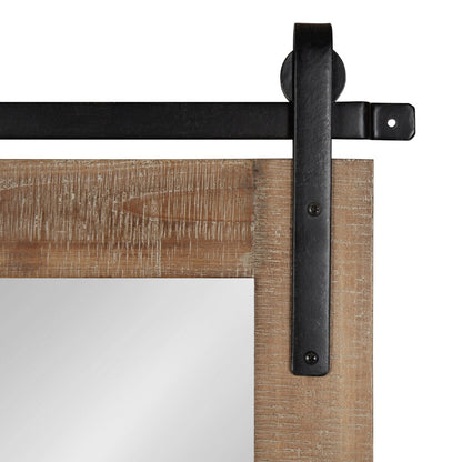 Specchio da parete rettangolare rustico di Kate e Laurel Cates