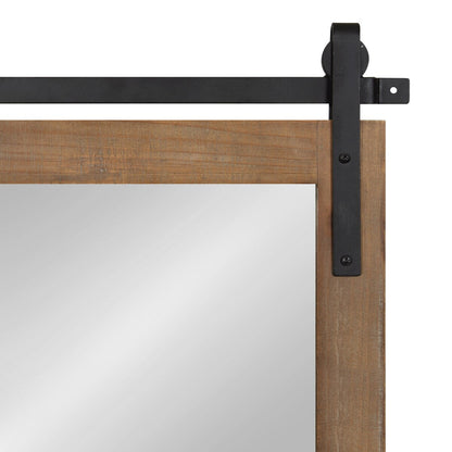 Specchio da parete rettangolare rustico di Kate e Laurel Cates