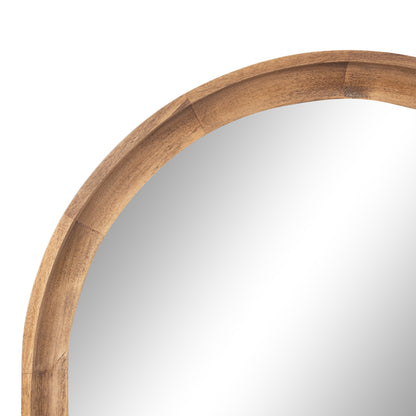 Specchio da parete in legno ad arco di Kate e Laurel Hatherleigh