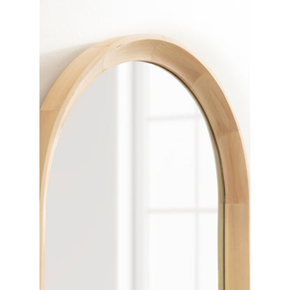 Specchio da parete in legno ad arco di Kate e Laurel Hatherleigh