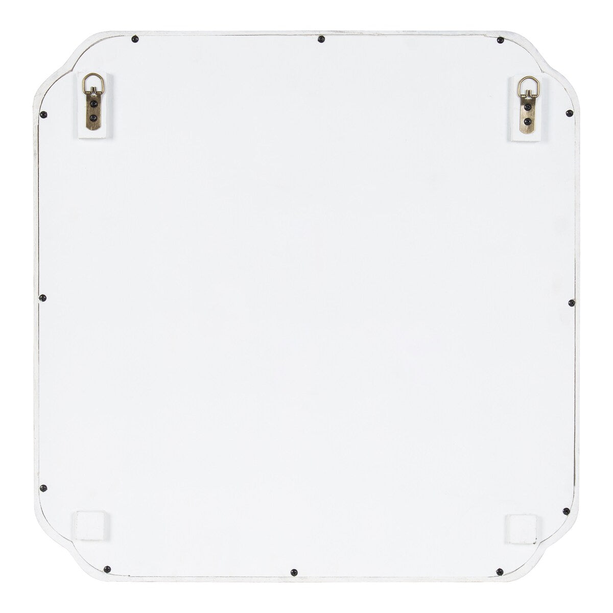 Specchio da parete quadrato in legno di Kate e Laurel Marston