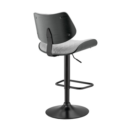 Sgabello da bar LeMas nero / grigio