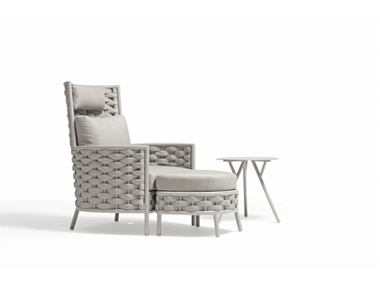 Poltrona Nita Loop Highback in Greige