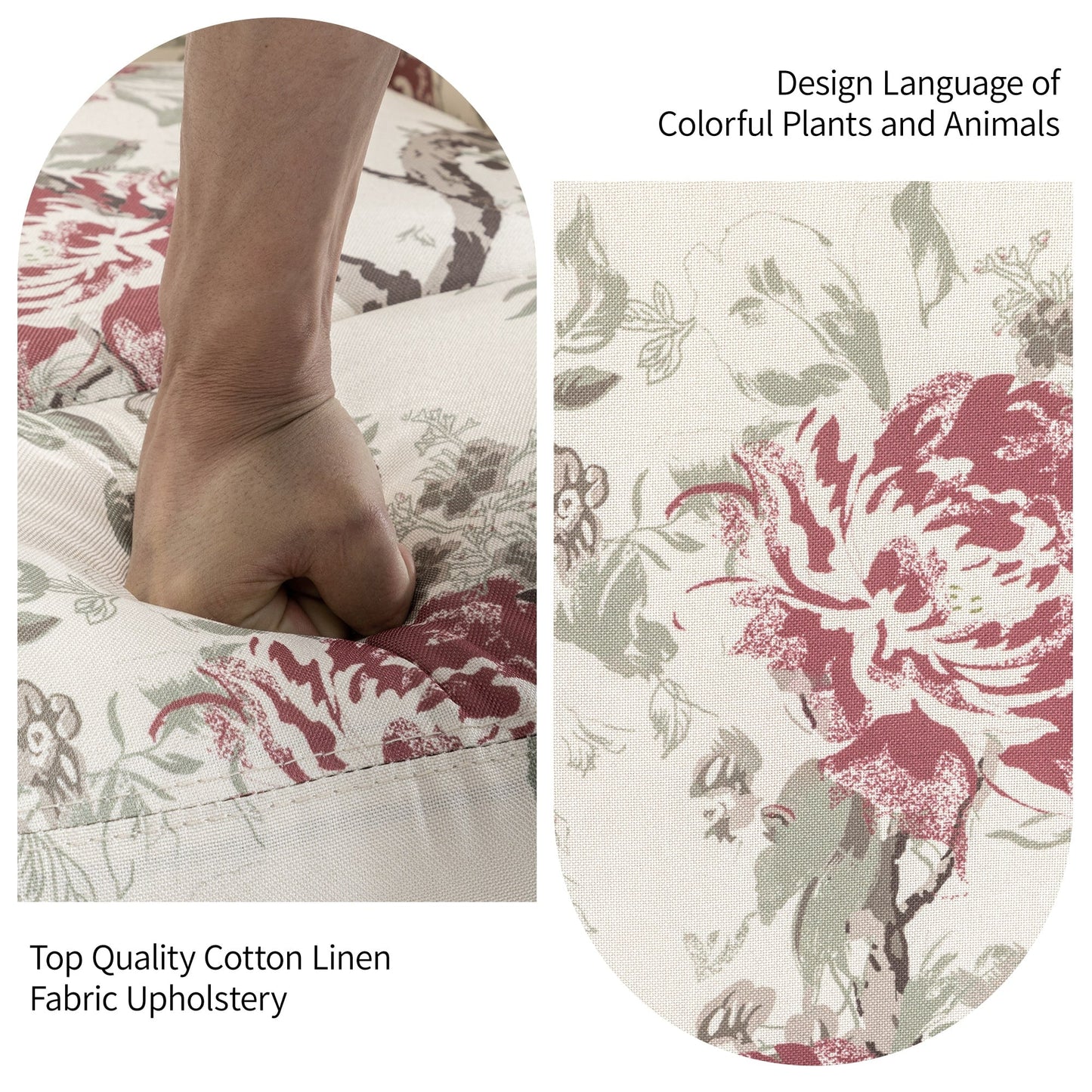 Poltrona reclinabile girevole manuale con schienale a spinta, modello W 29'', set da 2