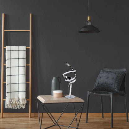 Lampada da tavolo a LED Galaxy - Cromata