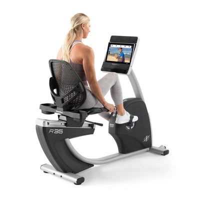 NordicTrack Commercial Series R35; cyclette reclinata con touchscreen da 14 pollici abilitata per iFIT