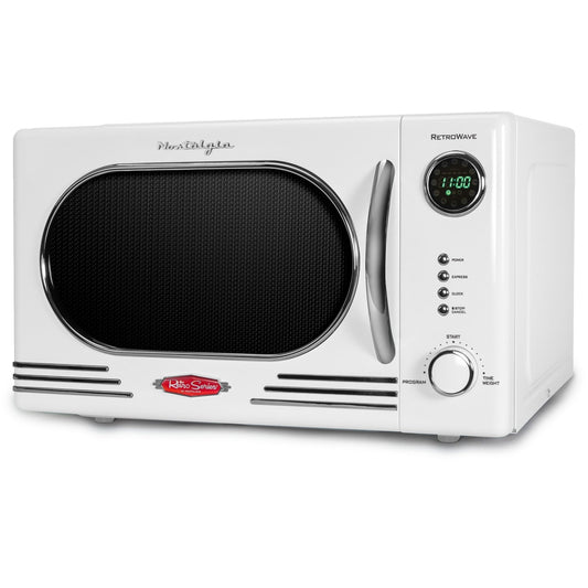 Forno a microonde da banco Nostalgia Retro da 1,1 piedi cubi e 1000 Watt