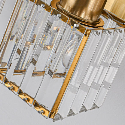 Ora Modern, lampade da bagno in cristallo dimmerabili sopra lo specchio, luci glamour per il bagno