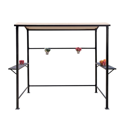 Gazebo per barbecue con struttura in acciaio da esterno, 5 piedi x 8 piedi