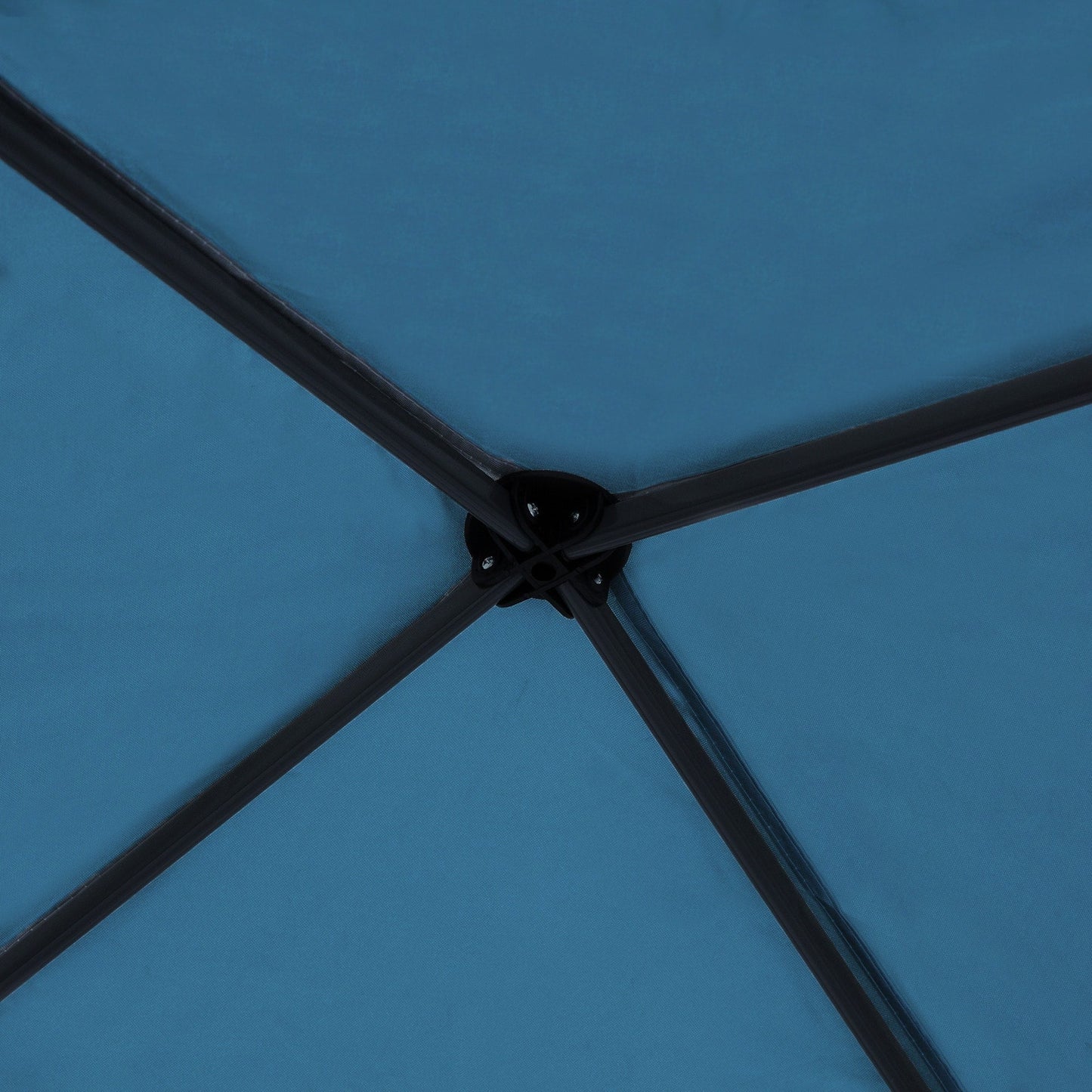 Tendalino pieghevole Outsunny da 10' x 10' resistente con rete laterale rimovibile, design di facile installazione, per feste all'aperto