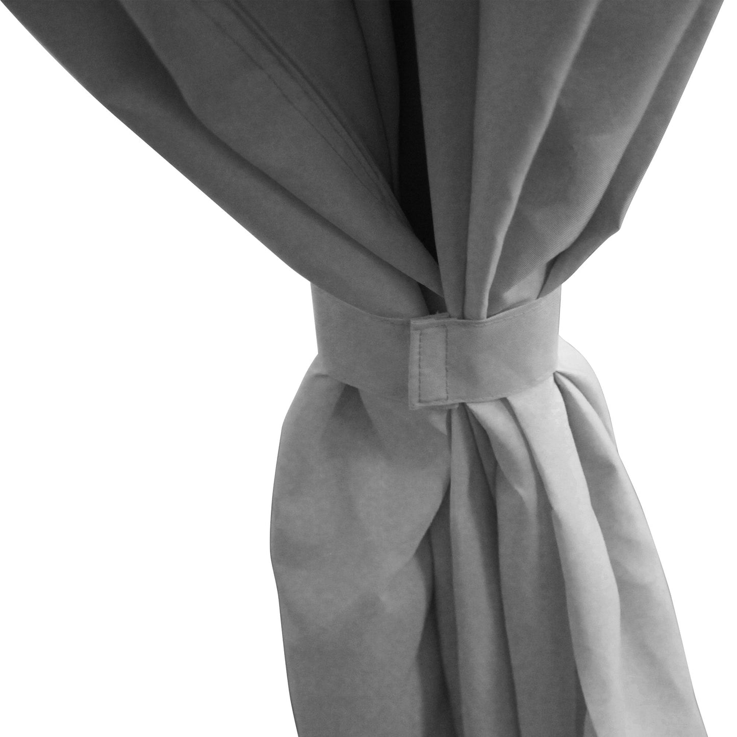 Gazebo da esterno Outsunny da 10' x 13' con pareti laterali, tetto a doppia ventilazione, struttura in acciaio