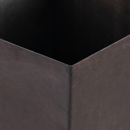 Outsunny 28 - Set di 3 vasi alti in plastica per fiori, grandi fioriere da giardino in plastica per interni ed esterni, per ingresso, patio, cortile