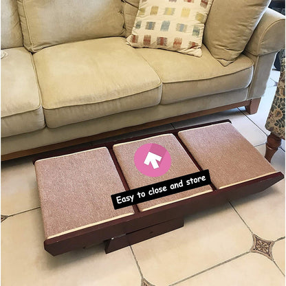 PAWLAND Scale pieghevoli portatili 2 in 1 per cani e gatti, cucce alte, gradini per cani, sgabello per animali domestici facile da salire