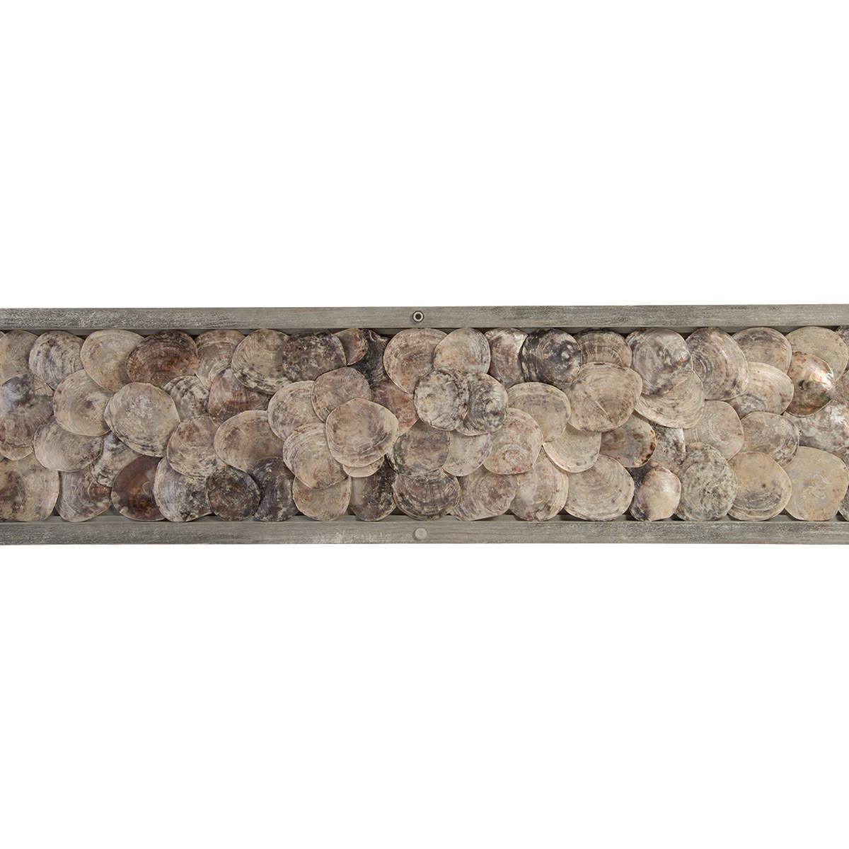 Consolle a conchiglia con vetro