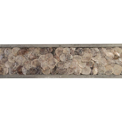 Consolle a conchiglia con vetro