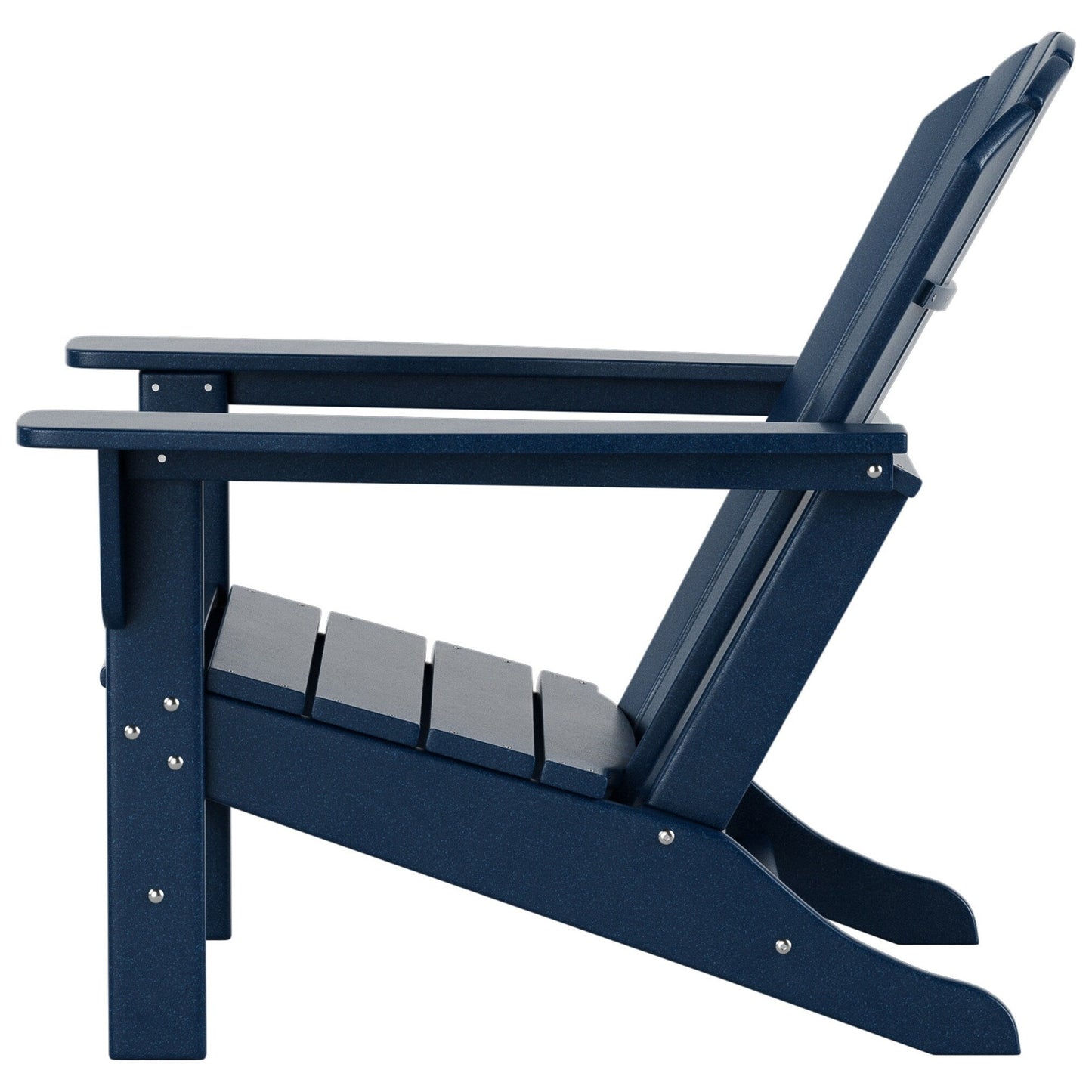 Sedia Adirondack da esterno ecologica Polytrends Altura per tutte le stagioni, in polietilene, per patio (set da 2)