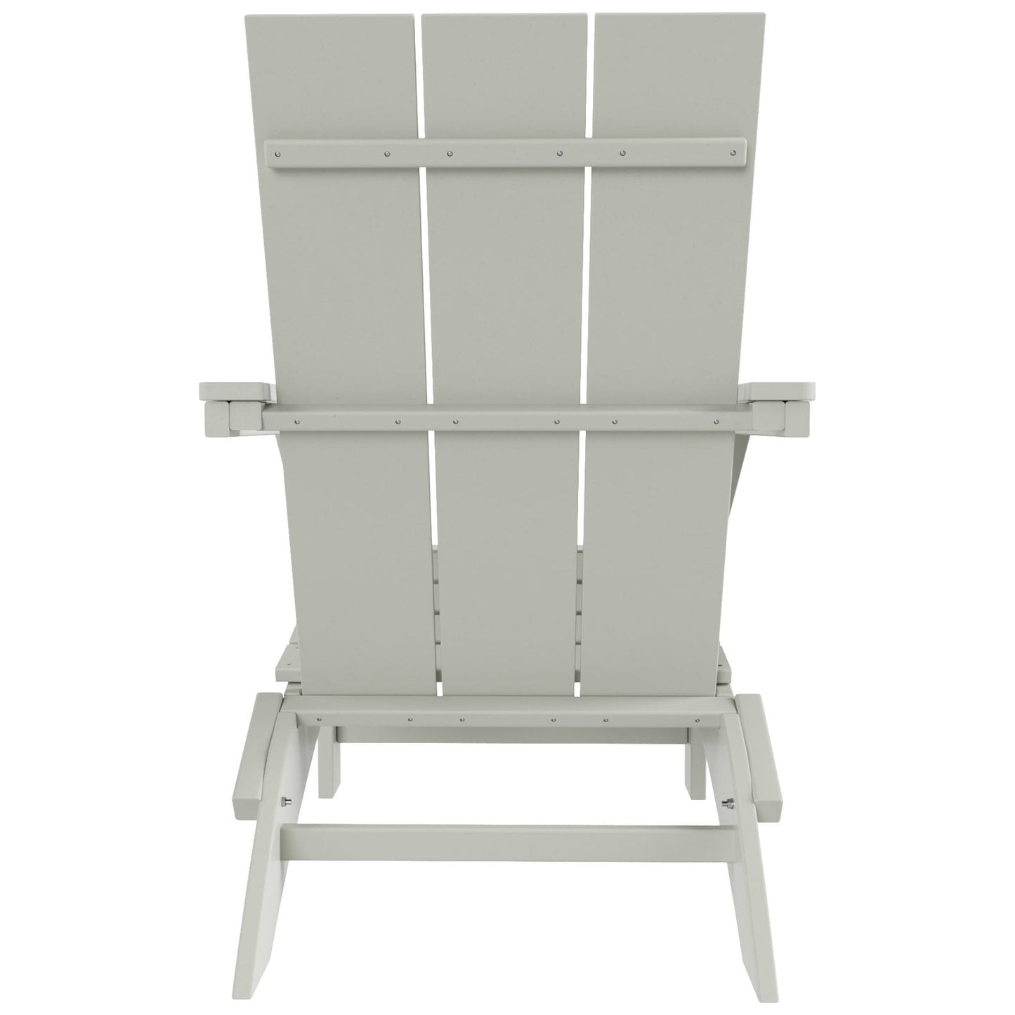 Sedia Adirondack pieghevole moderna ed ecologica per uso commerciale e residenziale, adatta a tutte le condizioni atmosferiche, Polytrends Shoreside