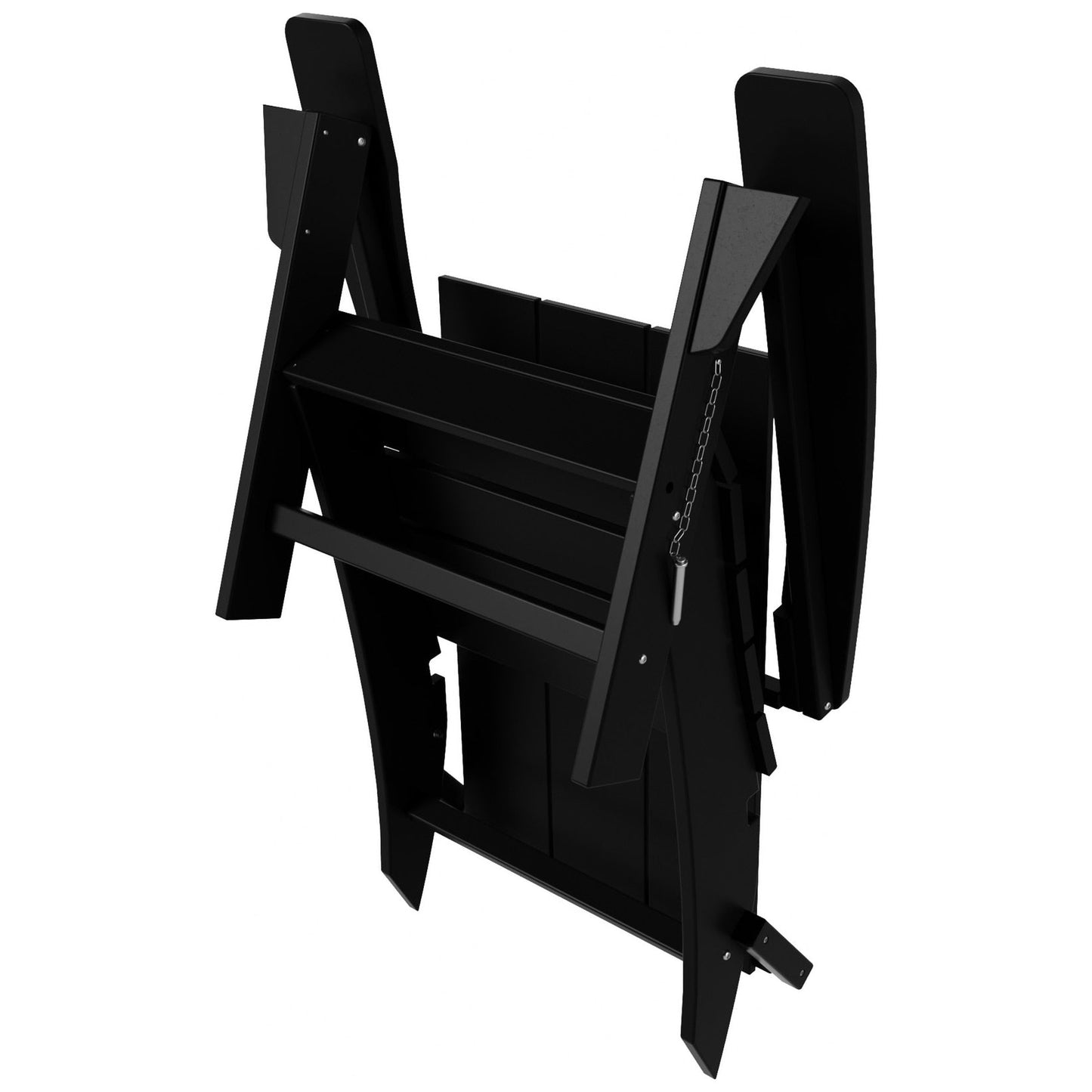 Sedia Adirondack pieghevole moderna ed ecologica per uso commerciale e residenziale, adatta a tutte le condizioni atmosferiche, Polytrends Shoreside