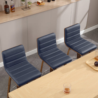 26/29 Sgabelli da bar/bancone girevoli in similpelle, set da 2/3