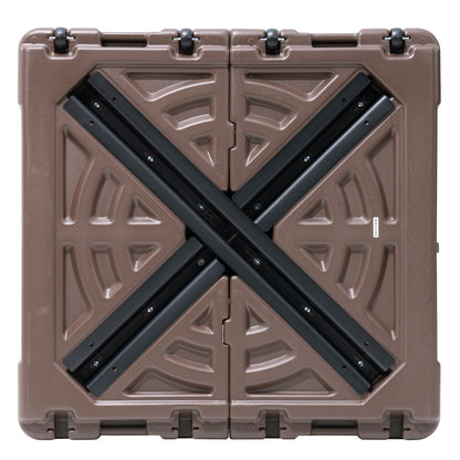 Base per ombrellone a sbalzo da 220 libbre con ruote per patio Pellebant - N/D