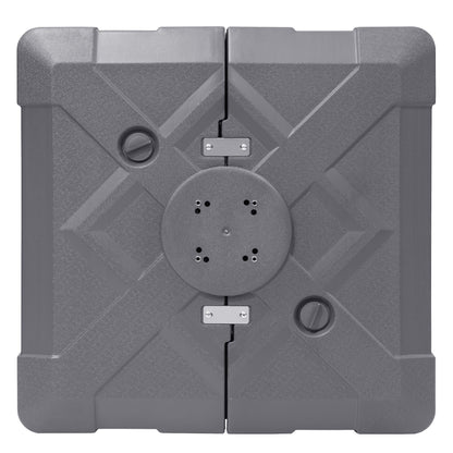 Base per ombrellone a sbalzo da 220 libbre con ruote per patio Pellebant - N/D