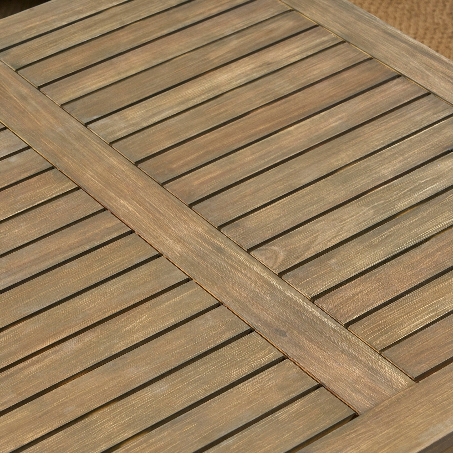 Set da esterno Perla in legno di acacia da 7 pezzi di Christopher Knight Home