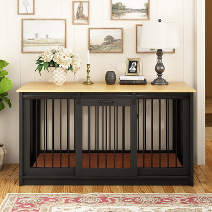 Pet Residence con rinforzo in tubo di ferro, elegante e robusta cuccia per cani