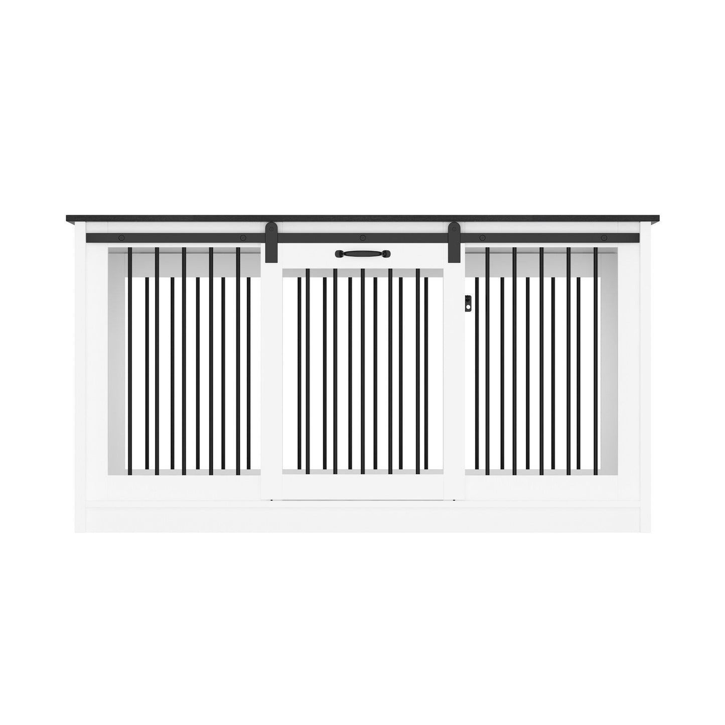 Pet Residence con rinforzo in tubo di ferro, elegante e robusta cuccia per cani