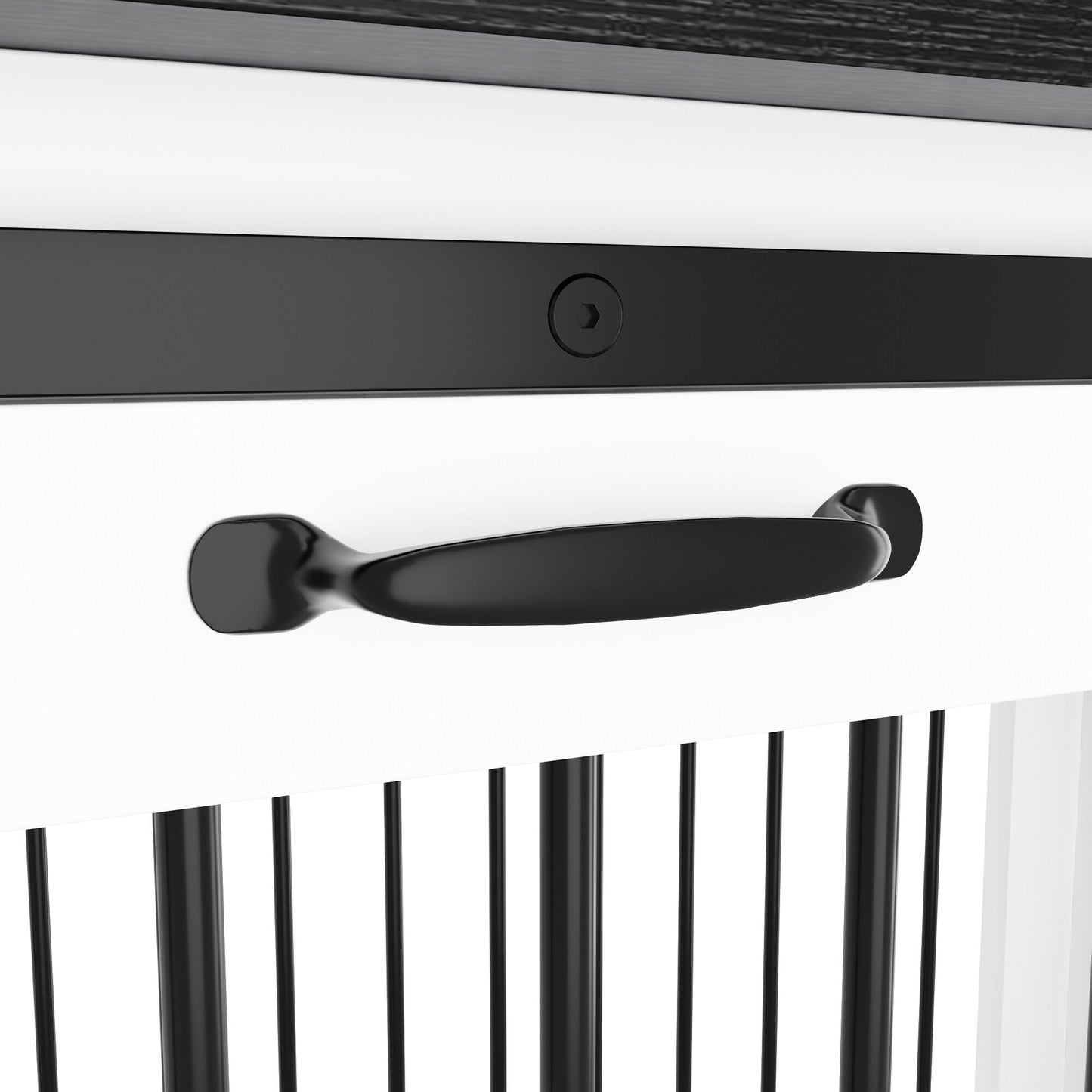 Pet Residence con rinforzo in tubo di ferro, elegante e robusta cuccia per cani