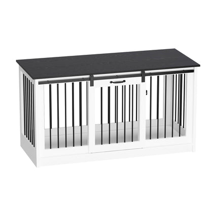 Pet Residence con rinforzo in tubo di ferro, elegante e robusta cuccia per cani