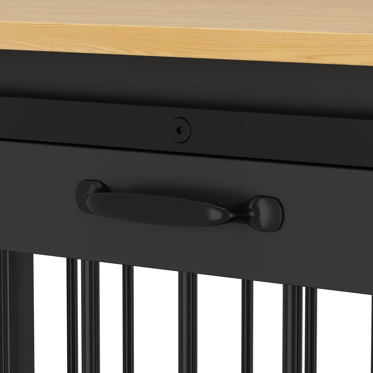 Pet Residence con rinforzo in tubo di ferro, elegante e robusta cuccia per cani